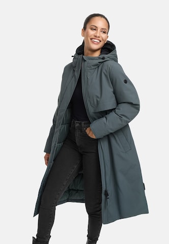 Cappotto invernale 'Eismelodie 14' di NAVAHOO in verde: frontale