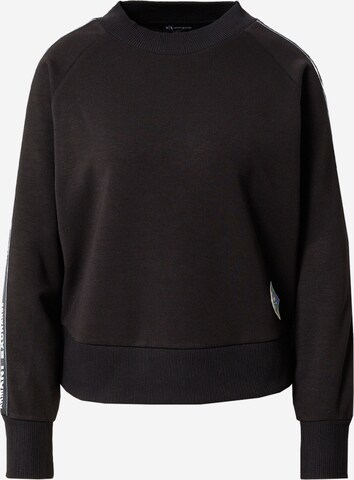 ARMANI EXCHANGE Sweatshirt in Black: front