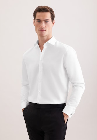 Coupe regular Chemise business SEIDENSTICKER en blanc : devant