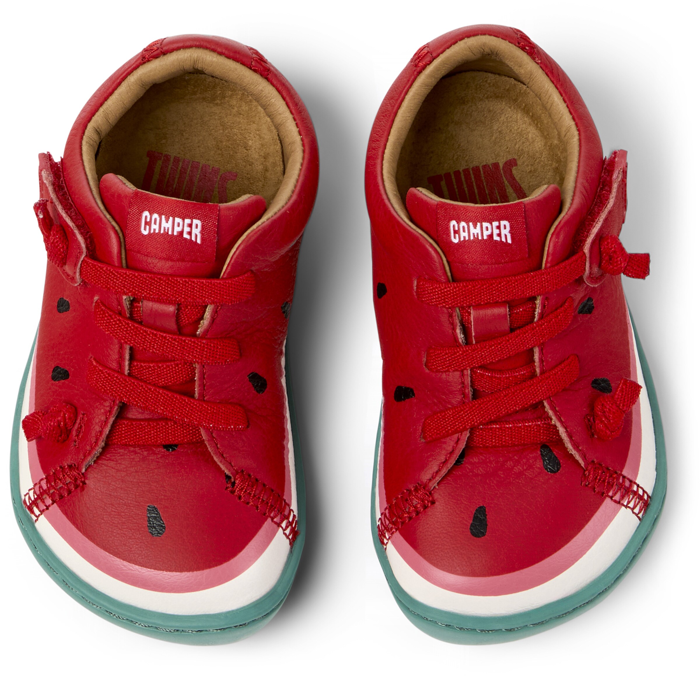 CAMPER - Zapatos primeros pasos 'Peu Cami' en rojo