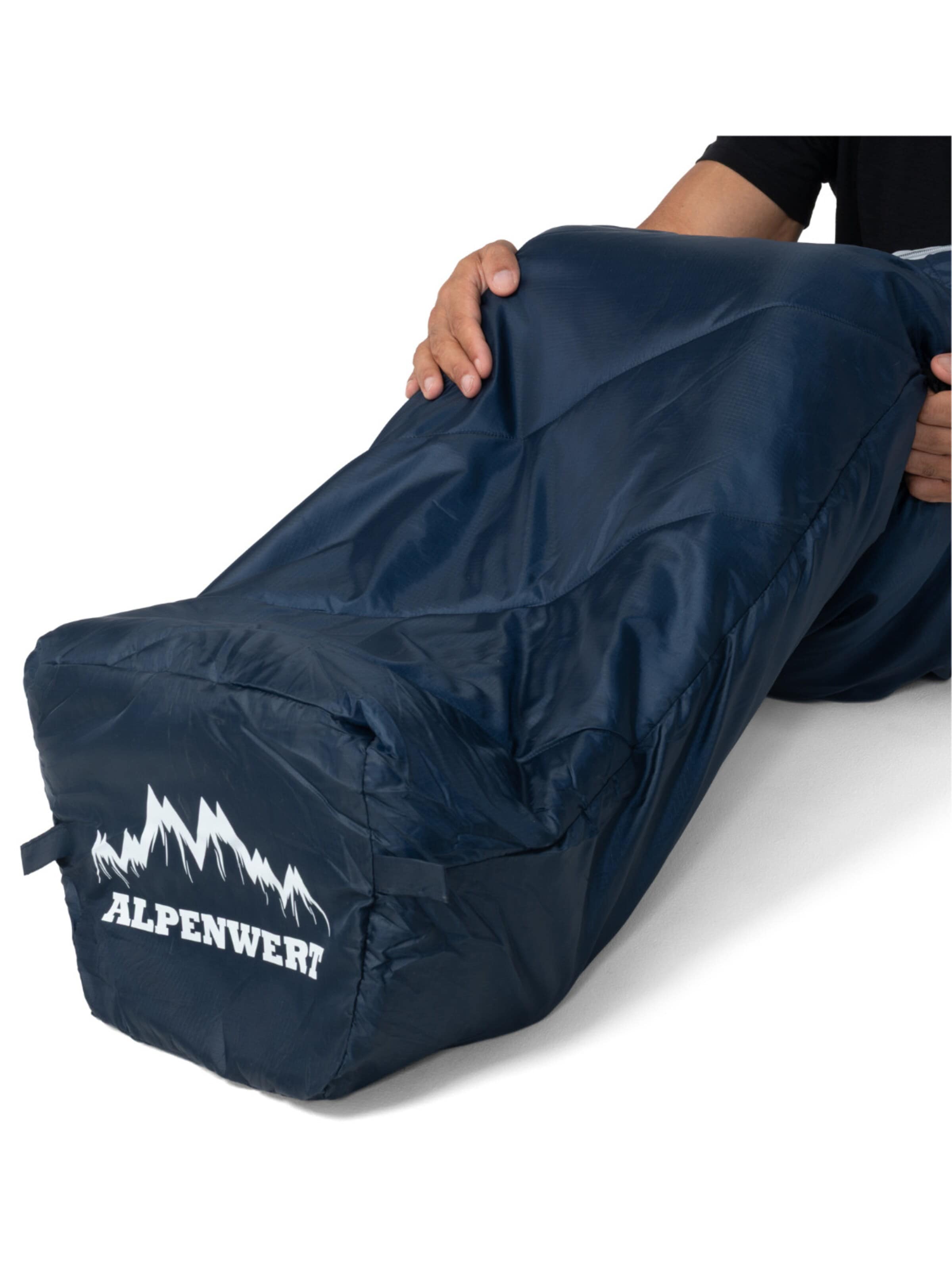 Alpenwert Sleeping Bag 'Schlafsack Sommer' in Blue