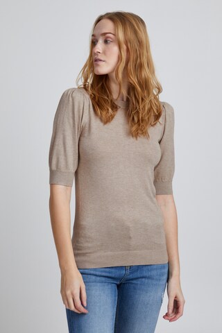 b.young Sweater 'BYMMPIMBA' in Beige: front