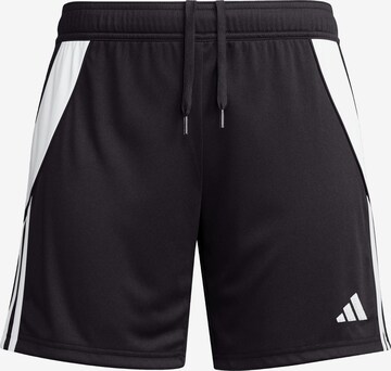 ADIDAS PERFORMANCE Regular Sportbroek 'Tiro 24' in Zwart: voorkant