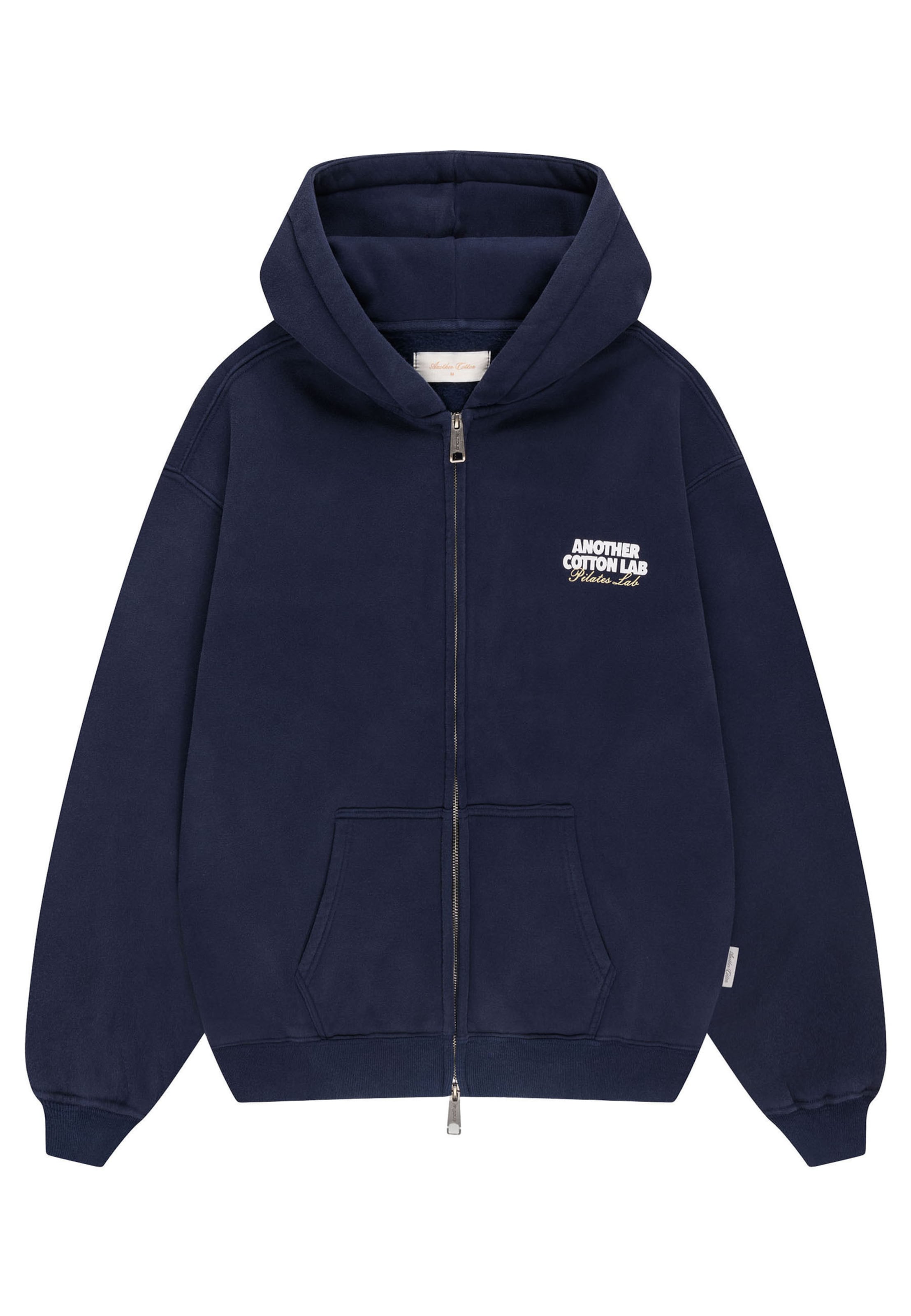 Another Cotton Lab - Sudadera con cremallera 'Community Clubhouse' en azul: frente