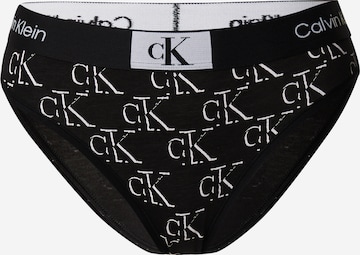 Calvin Klein UnderwearSlip - crna boja: prednji dio