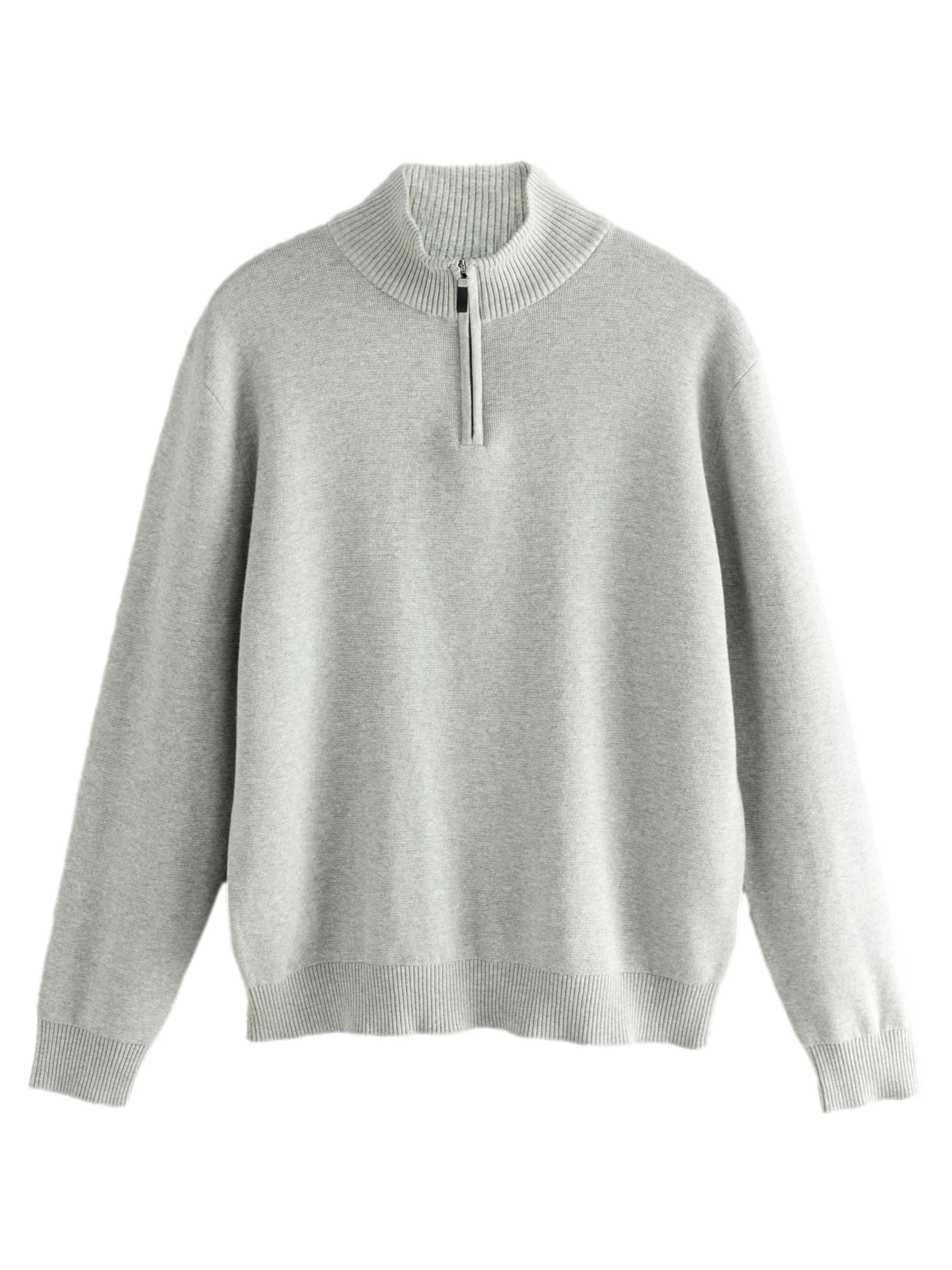 Pulover de la Next pe gri: față