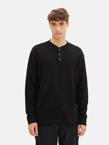 TOM TAILOR DENIM Shirt in Schwarz: Vorderseite