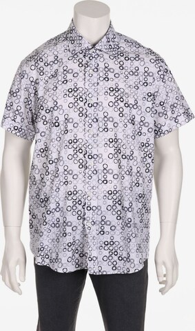Kenzo Home Button Up Shirt in XXL in Grey: front