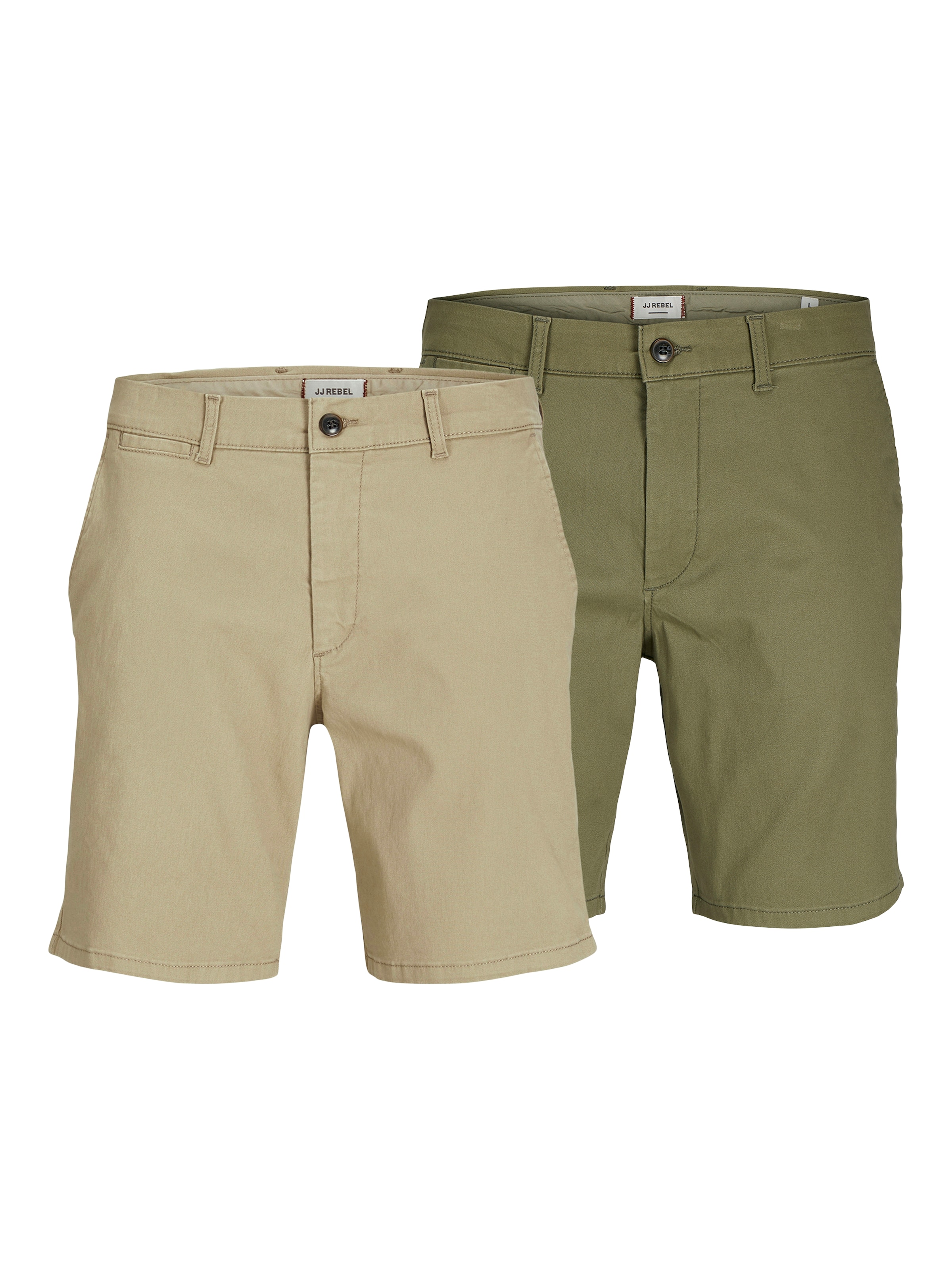 JJ Rebel Chino-püksid 'JREBSHARP', värv beež: eest vaates