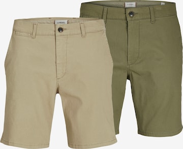 Pantalon chino 'JREBSHARP' JJ Rebel en beige : devant