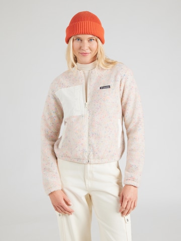 Veste en polaire fonctionnelle 'Stellar' COLUMBIA en blanc : devant