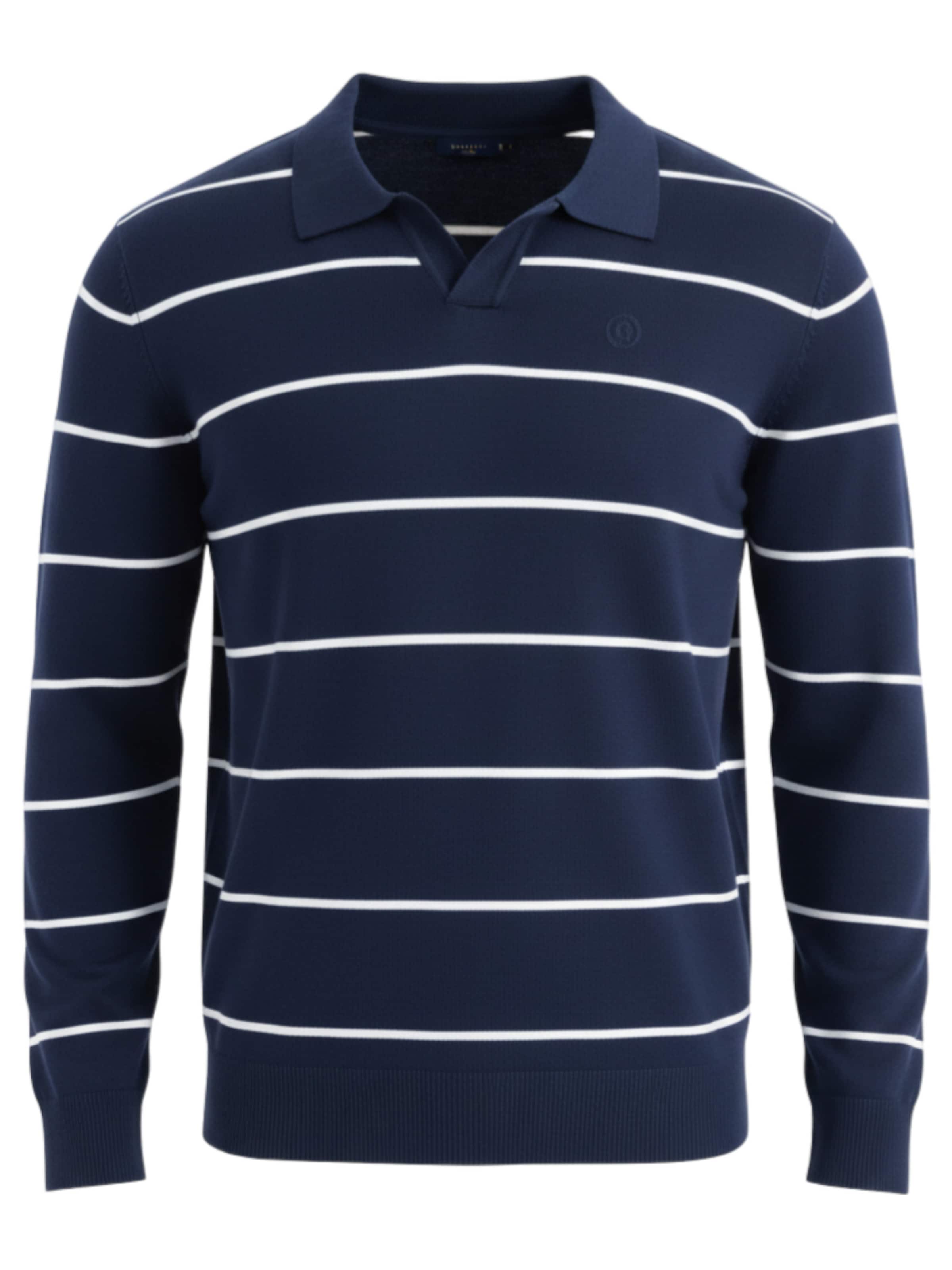 Ombre Shirt 'OM-POLS-0146' in Blauw: voorkant