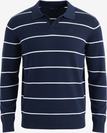 Ombre Shirt 'OM-POLS-0146' in Blue: front