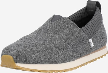 Pantoufle 'ALPARGATA RESIDENT' TOMS en gris : devant