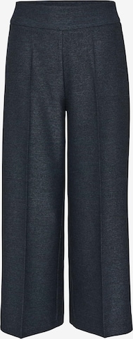 OPUS Wide leg Pleated Pants 'Misha' in Blue: front