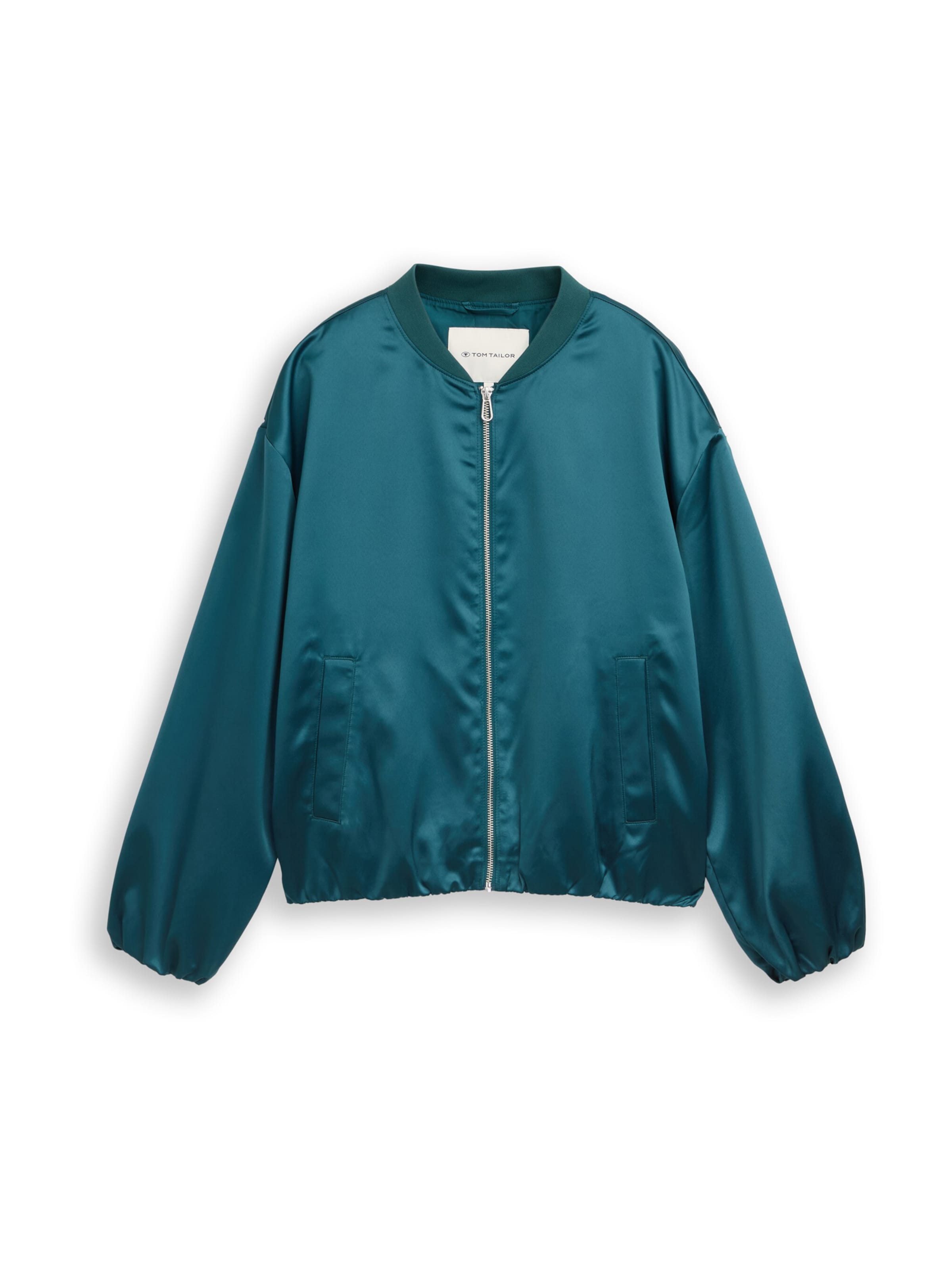 TOM TAILOR Преходно яке в зелено: отпред