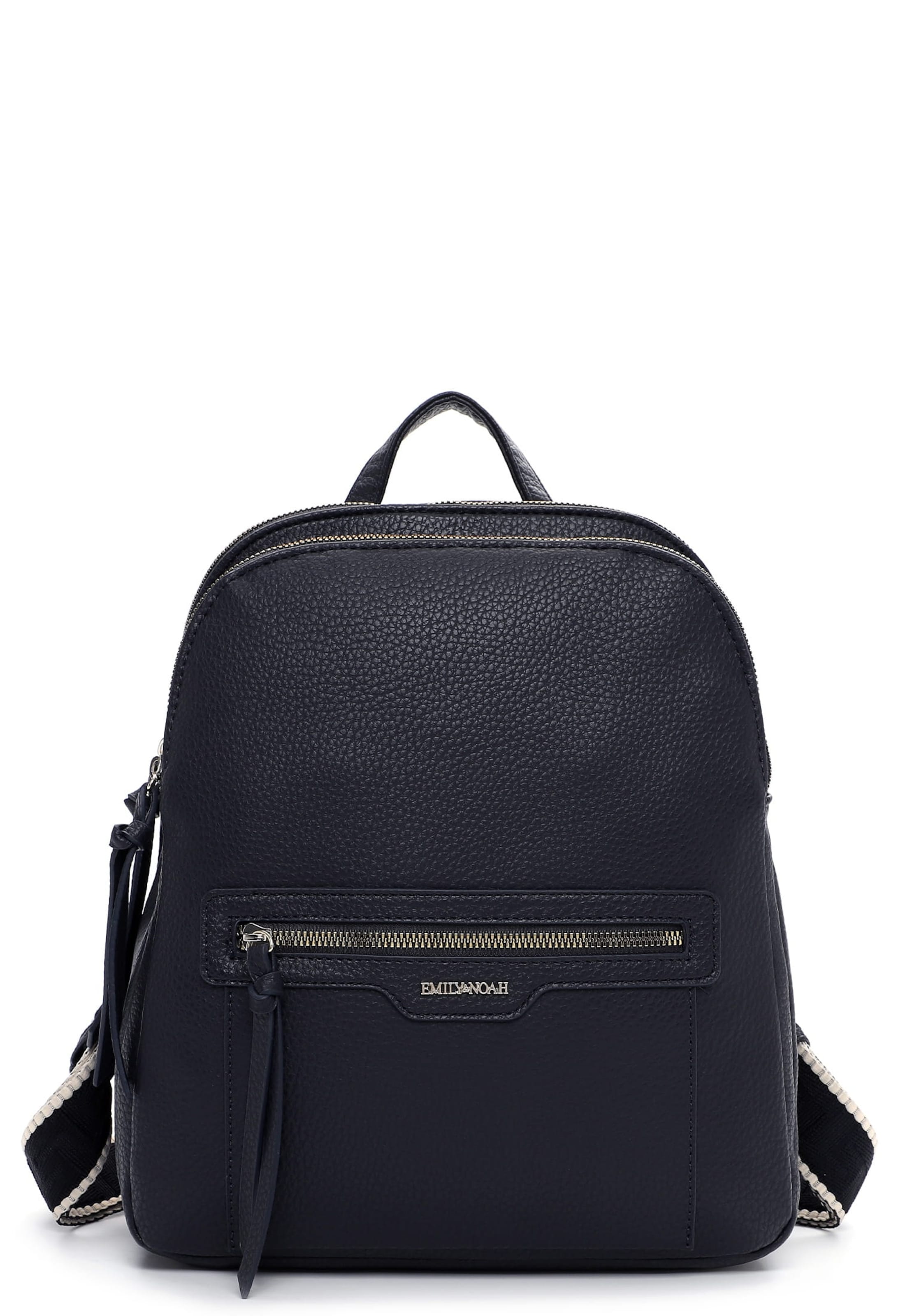 Emily & Noah Rucksack 'Josepha' in Blau: Vorderseite
