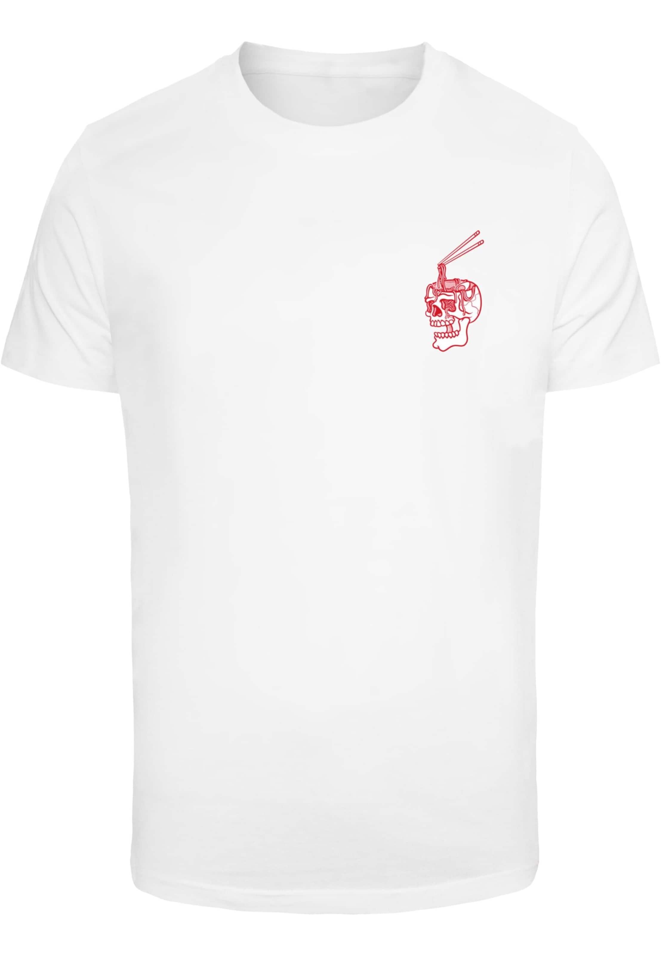 Mister Tee Shirt 'Skulls Bento' in Weiß: Vorderseite