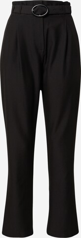 Guido Maria Kretschmer Women Boot cut Pleat-Front Pants 'Monique' in Black: front