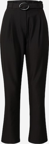 Guido Maria Kretschmer Women Boot cut Pleat-Front Pants 'Monique' in Black: front