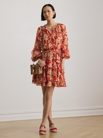 Robe Lauren Ralph Lauren en rouge : devant