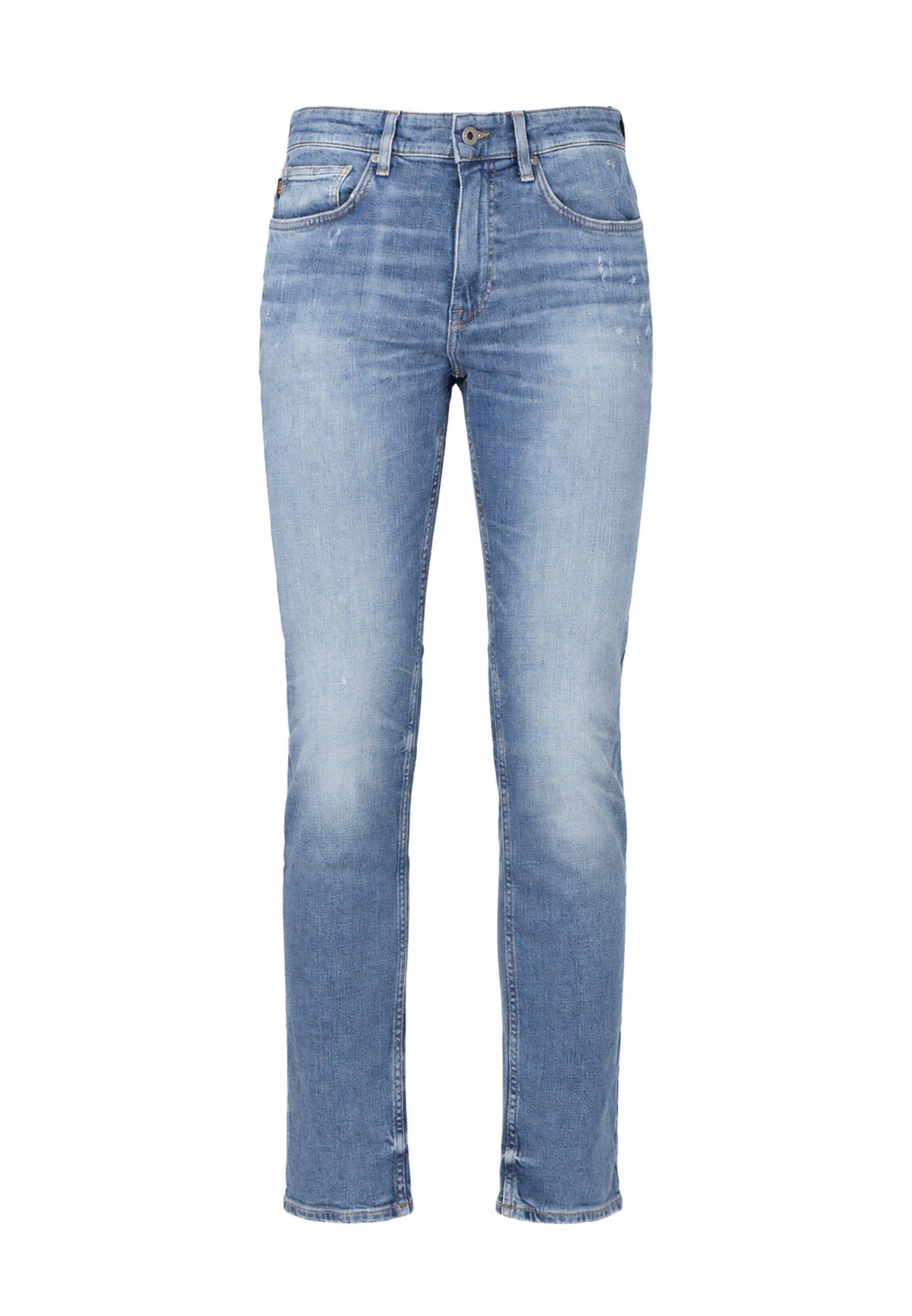 BOSS - Slimfit Calças de ganga em azul: frente