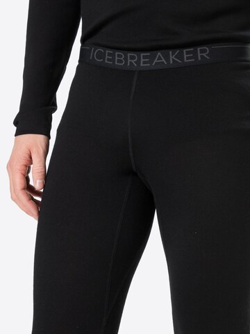 ICEBREAKER Skinny Fit Спортен панталон '260 Tech' в черно