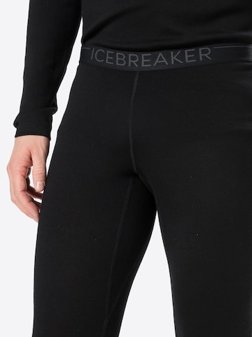 ICEBREAKER Skinny Sportnadrágok '260 Tech' - fekete