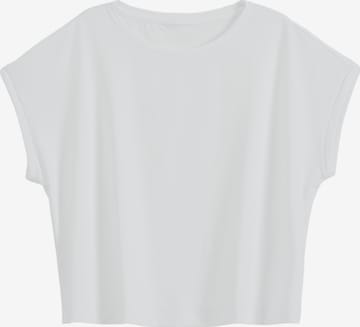 Maglia funzionale di Aim'n in bianco: frontale