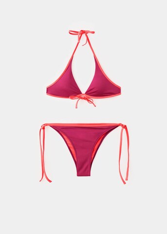 MANGO TEEN Triangle Bikini 'Carla' in Pink