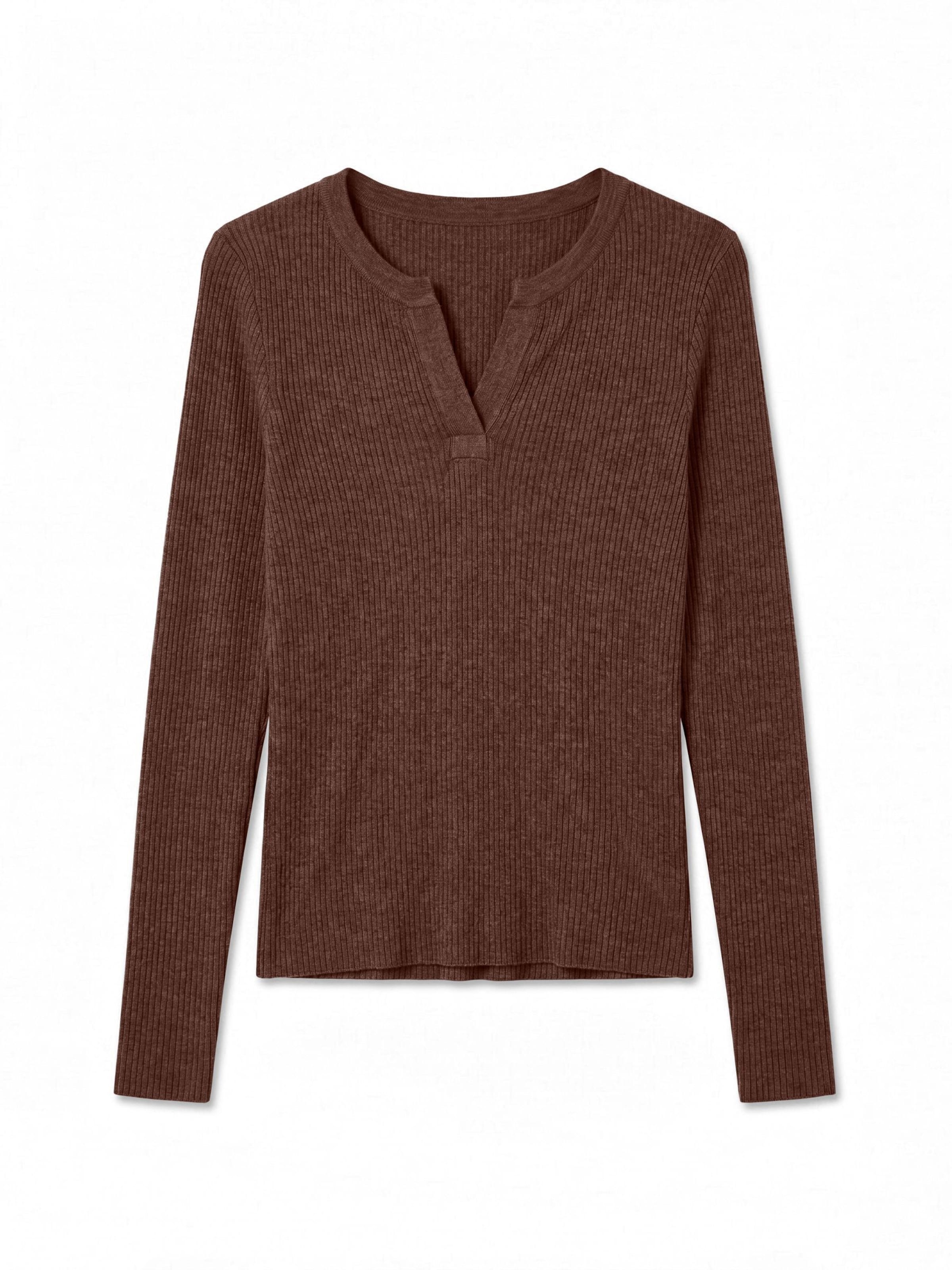 VERO MODA - Jersey 'AWHedda' en marrón: frente