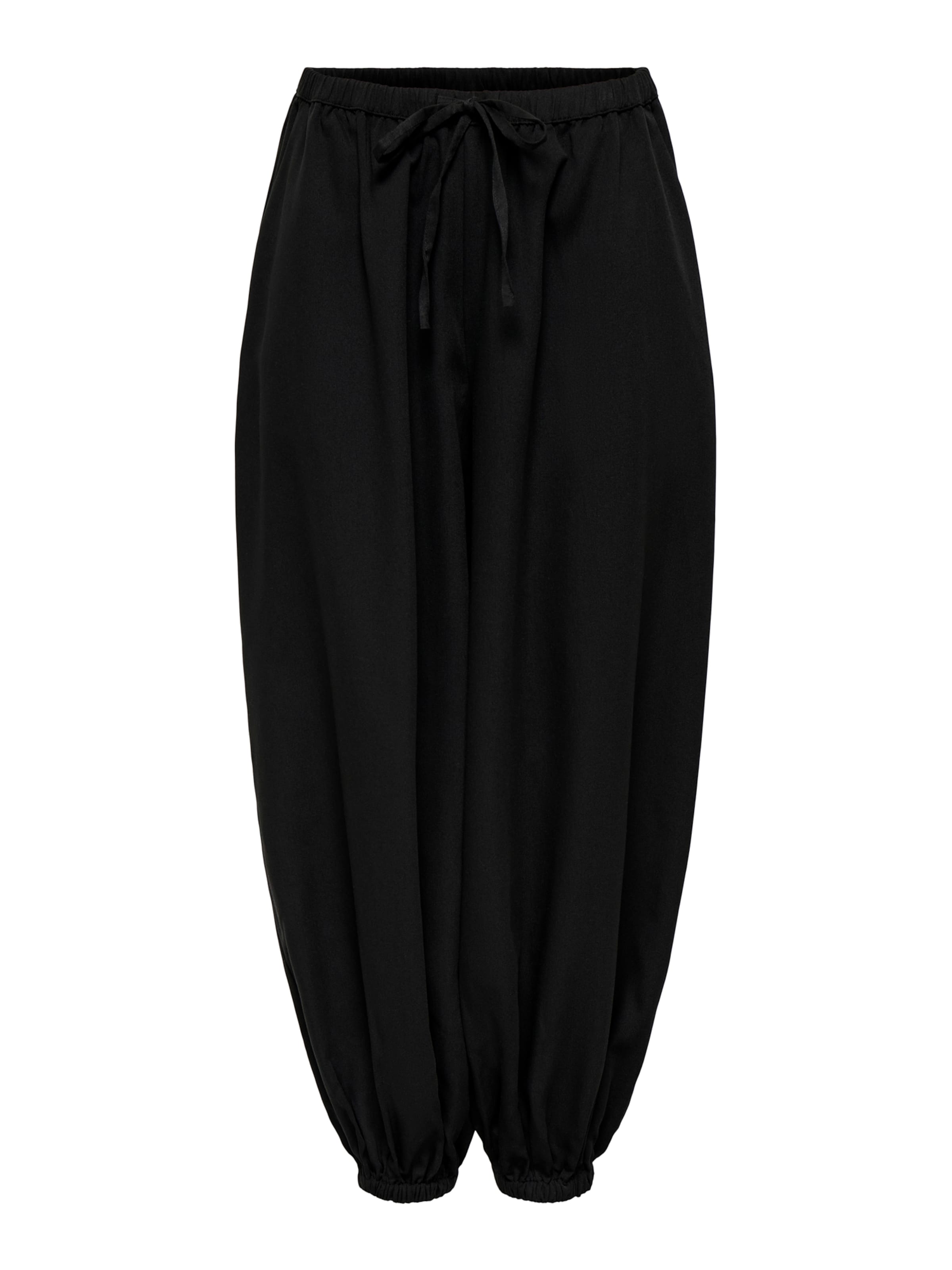 JDY Loosefit Harembroek &#x27;JDYPALOMA&#x27; in Zwart: voorkant