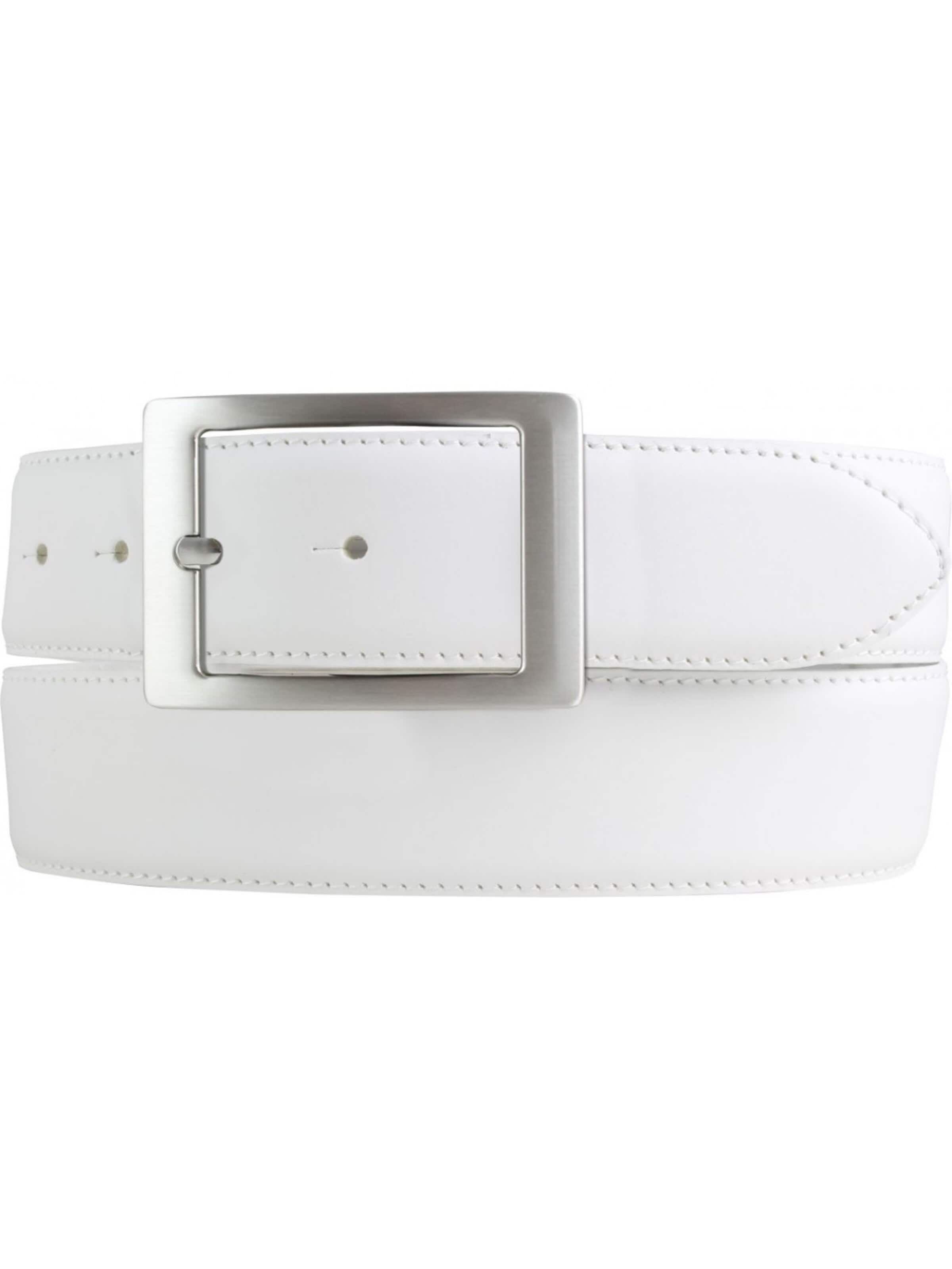 BELTINGER Belt 'Vicenzao' in White: front