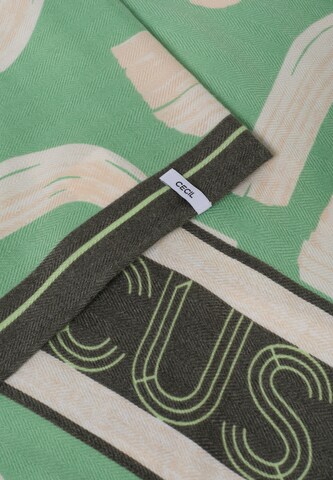 CECIL Tube Scarf in Green