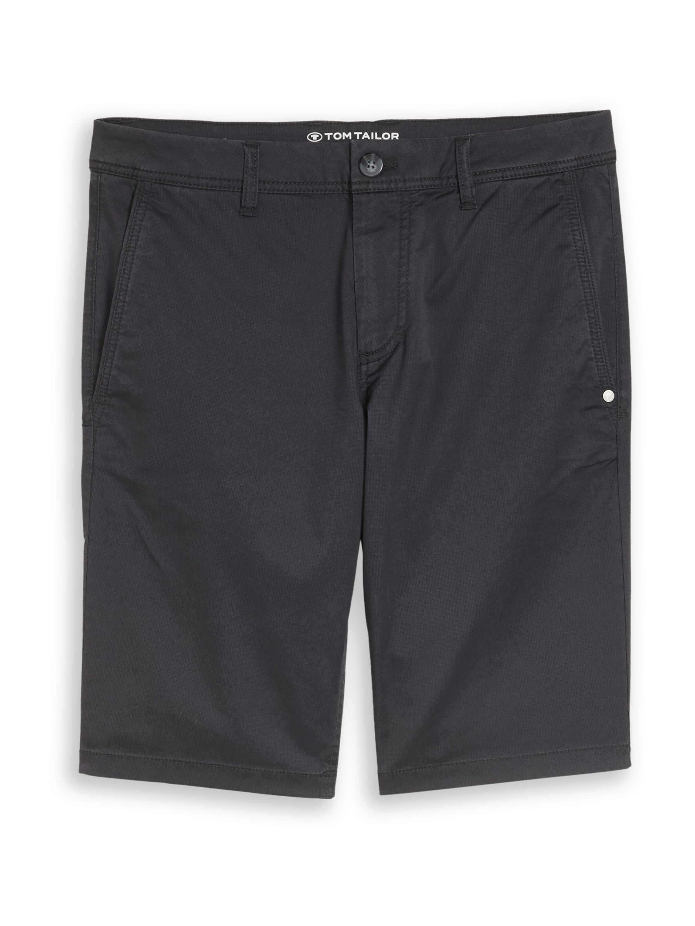 TOM TAILOR Брюки-чинос в Серый: спереди