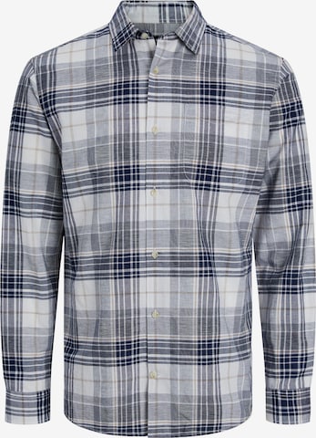 JACK & JONES - Ajuste estrecho Camisa 'BLUSUMMER' en blanco: frente