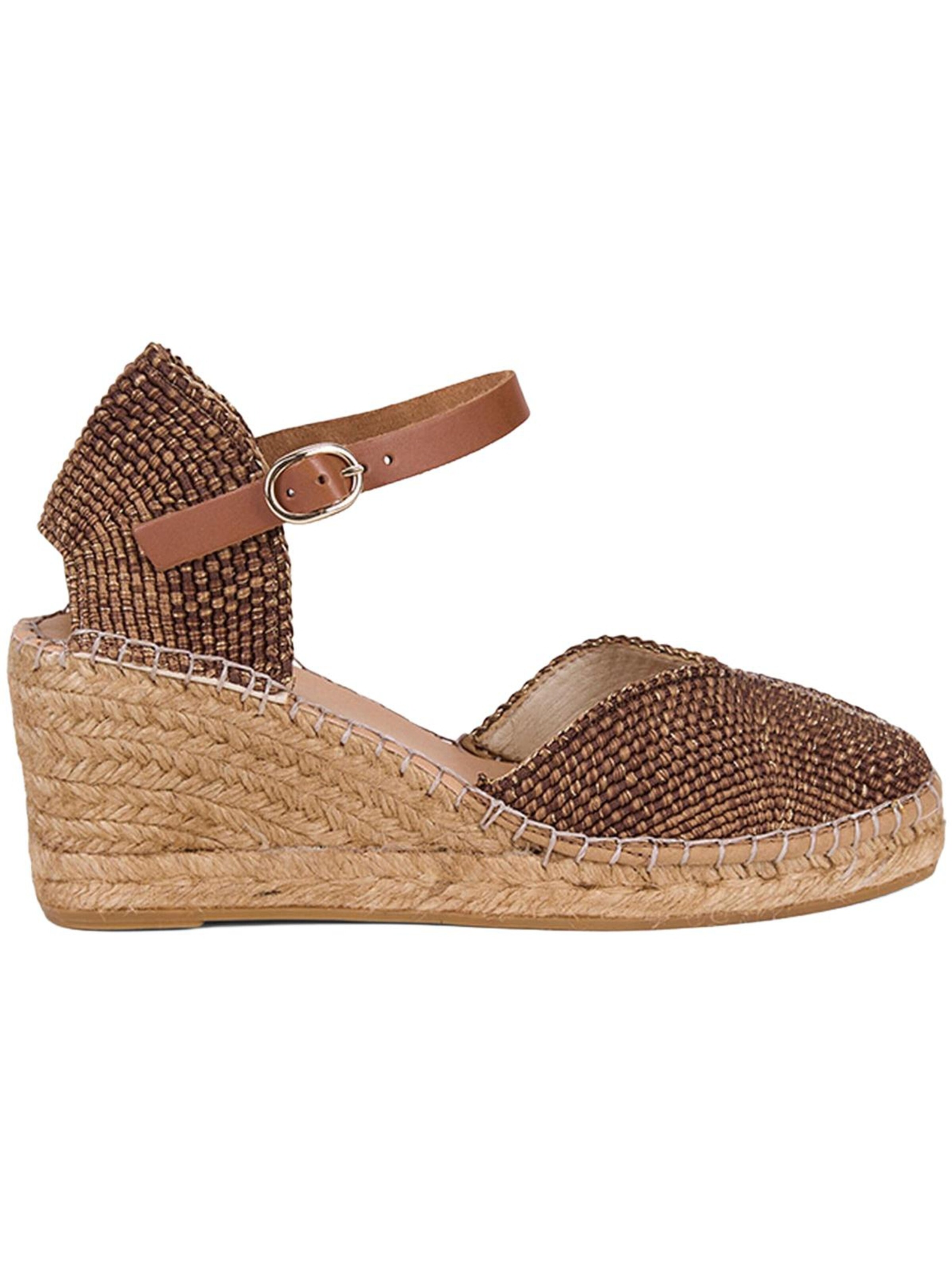 Desa Espadrilles in Gold: front