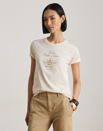 Lauren Ralph Lauren Petite Póló - bézs: elől