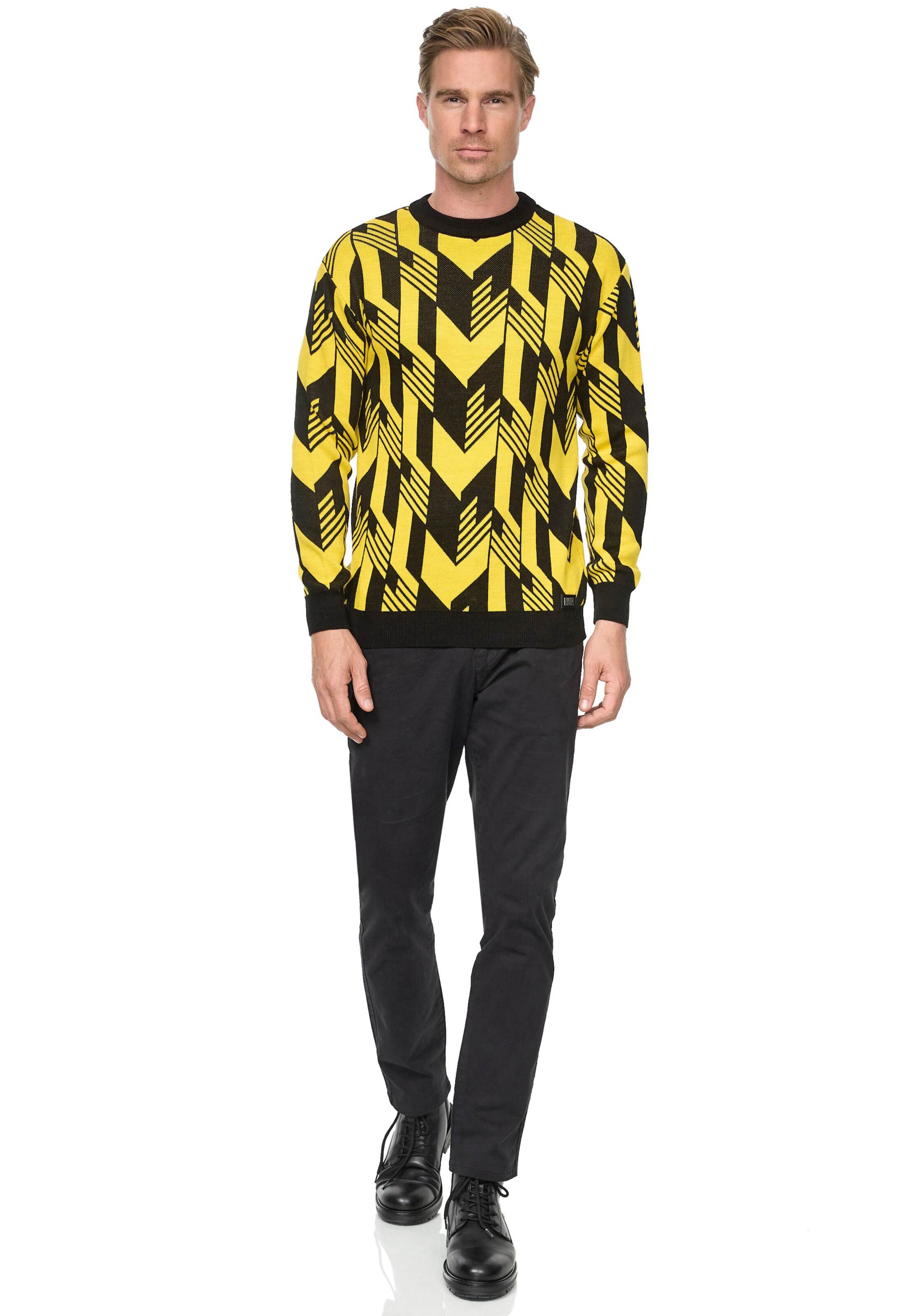 Rusty Neal Pullover in Gelb