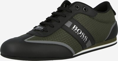 sötétszürke / sötétzöld / fekete BOSS Casual Rövid szárú edzőcipők 'Ligter', Termék nézet