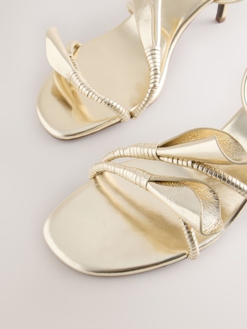 Sandalo con cinturino 'Forever Comfort' di Next in oro