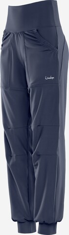 Effilé Pantalon de sport 'LEI101C' Winshape en gris