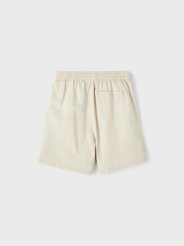 NAME IT Regular Pants 'Hill' in Beige