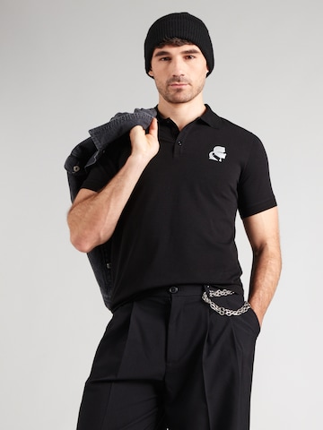 Karl Lagerfeld Póló - fekete: elől