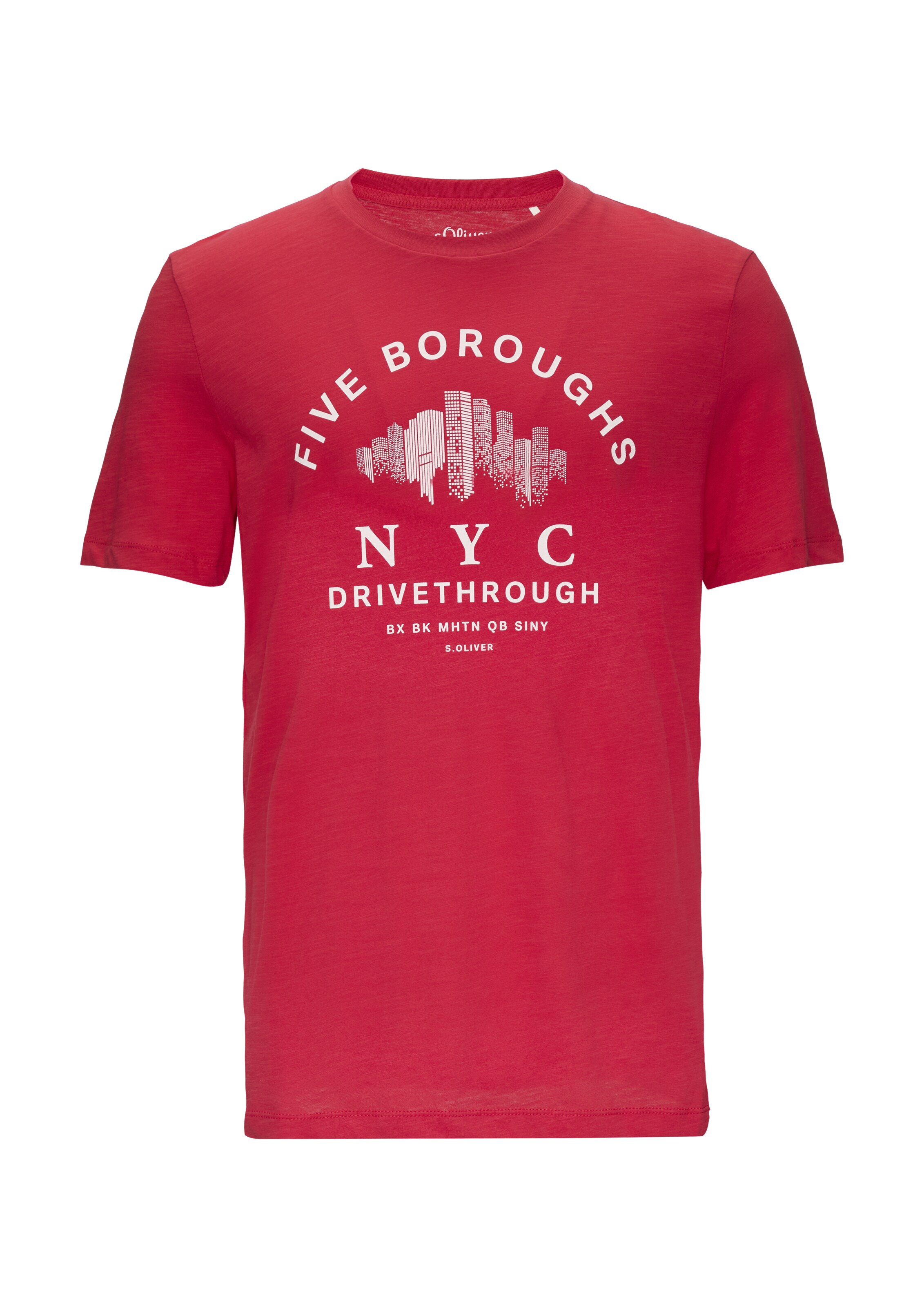s.Oliver Shirt in Rood: voorkant