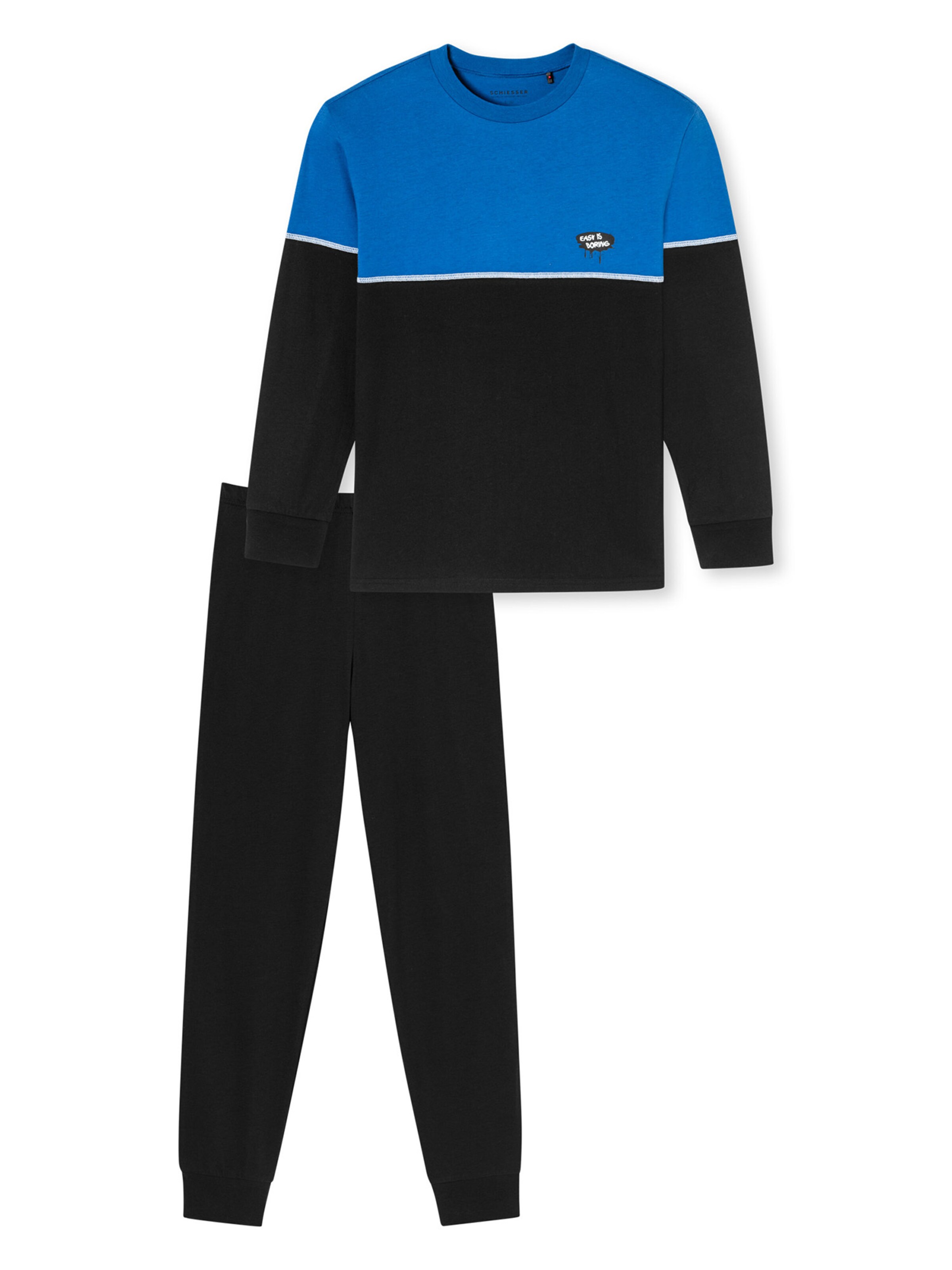SCHIESSER Schlafanzug in Blau: Vorderseite