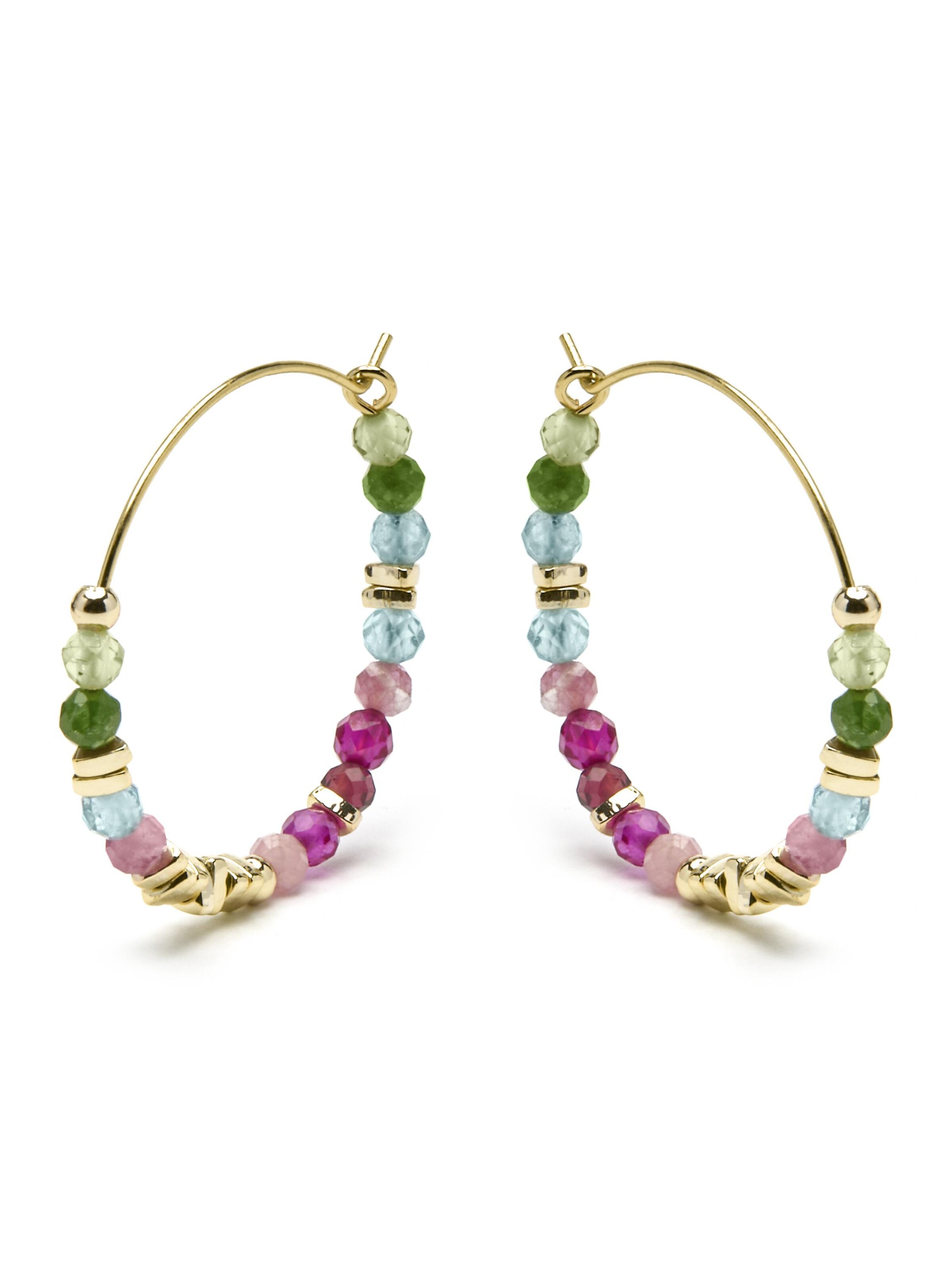 Boucles d'oreilles 'Ane' Luxenter en mélange de couleurs