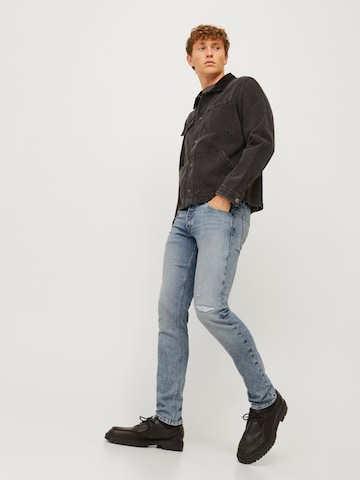 JACK & JONES Skinny Jeans 'JJIMIKE JJCOLE' i blå