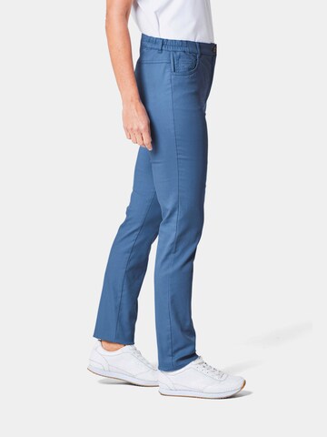 Regular Pantalon 'Carla' Goldner en bleu : devant