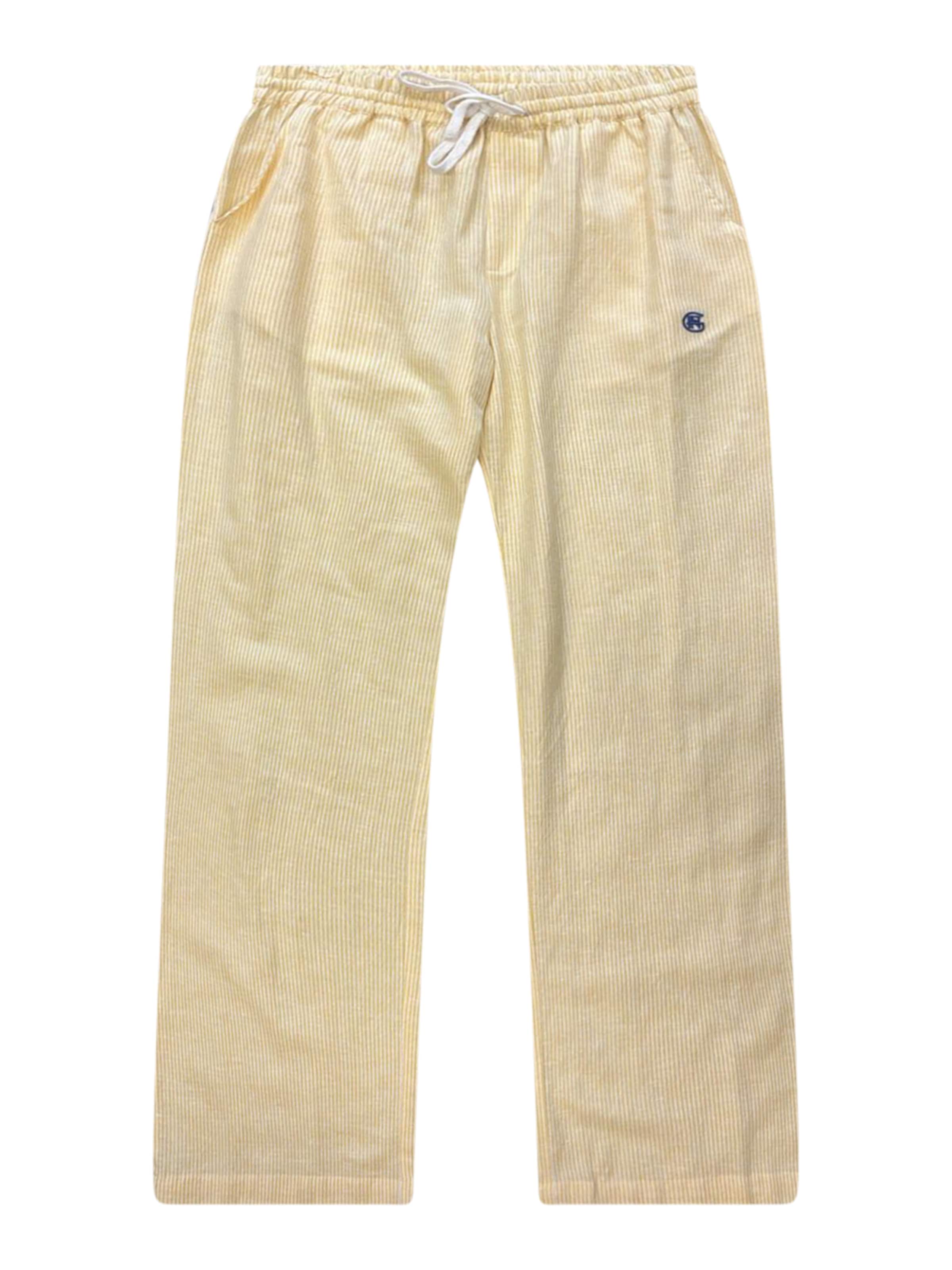 Good For Nothing Wide leg Pants in Yellow: front